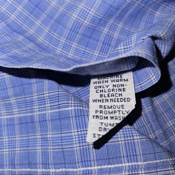 Ralph Lauren Mens L 16 1/2 34/35 Cotton Checks Polo Pony Yarmouth Shirt Preppy - Picture 8 of 8